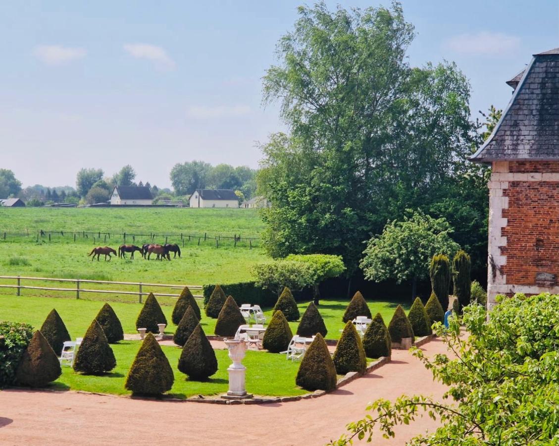 Domaine De L'Orangerie Du Chateau De Motteville Chambres D'Hotes Bagian luar foto